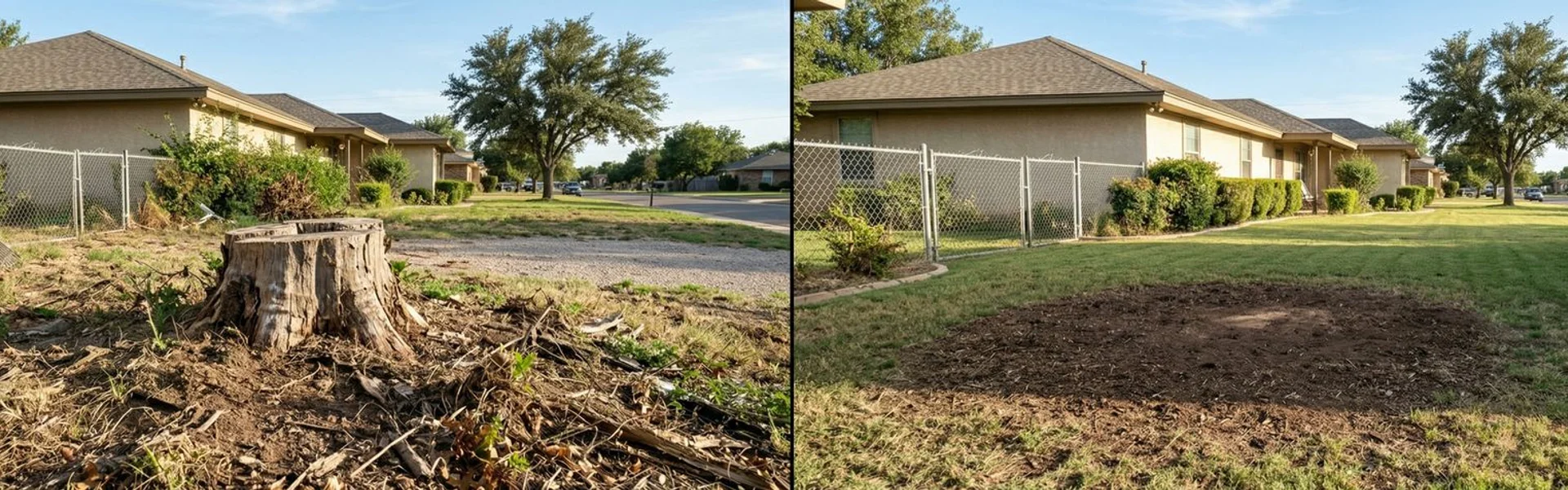 Complete Stump Grinding and Removal in San Angelo